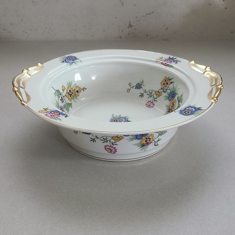 Limoges France Antique China Serving Bowl